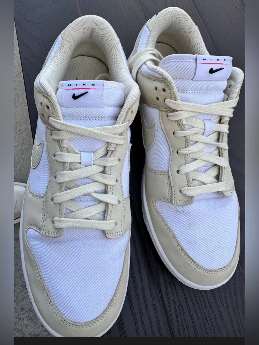 Nike Dunk Low LX White Coconut Milk, Size 10.5 Men’s/12 Women’s. Used